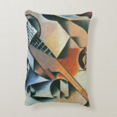 ギター（バンジョー）とグラス、フアン・グリス、ヴィンテージ・アート アクセントクッション (裏面(縦))