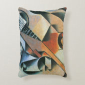 ギター（バンジョー）とグラス、フアン・グリス、ヴィンテージ・アート アクセントクッション (正面(垂直))