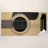 ギター ビーチタオル (正面)