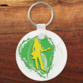 ギター_ピック キーホルダー (正面)