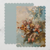 ギター - フラット ご案内 サイズ: 12.7 cm x 17.8 cm 招待状 (正面/裏面)