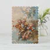 ギター - フラット ご案内 サイズ: 12.7 cm x 17.8 cm 招待状 (スタンド正面)