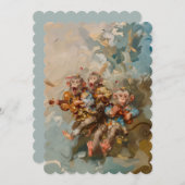 ギター - フラット  招待状 サイズ: 12.7 cm x 17.8 cm (正面/裏面)