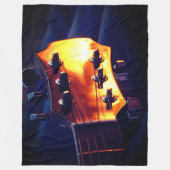 ギター フリースブランケット (正面)