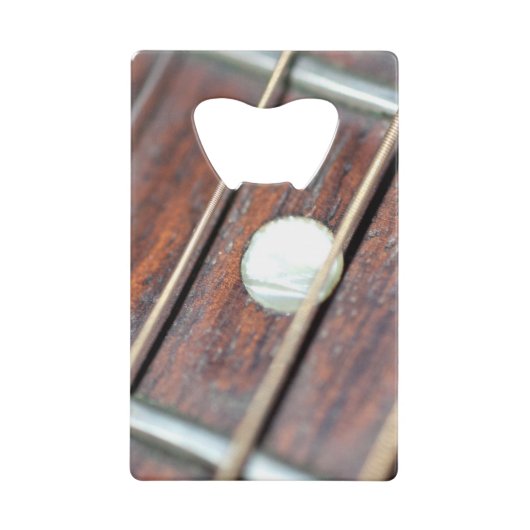 ギター・フレット クレジットカード栓抜き (正面)