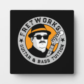 ギター&ベース授業料 – Fret Works フォトプラーク (正面)