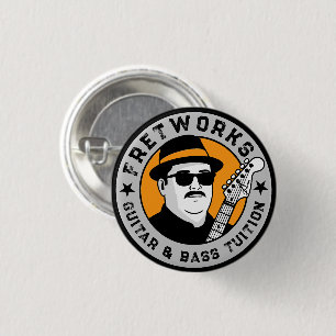 ギター&ベース授業料 – Fret Works 缶バッジ