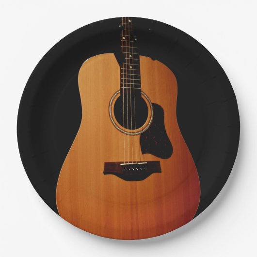 ギター ペーパープレート (正面)