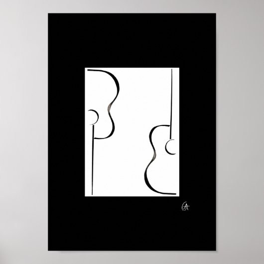 ギター ポスター (正面)