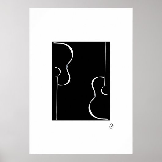 ギター ポスター (正面)