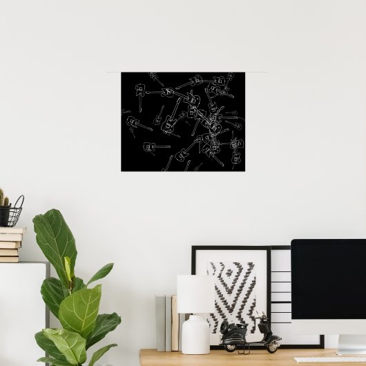 ギター ポスター (ホームオフィス)