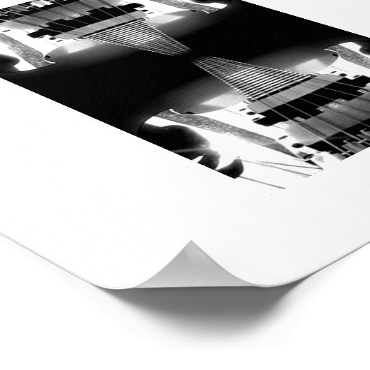 ギター ポスター (角)