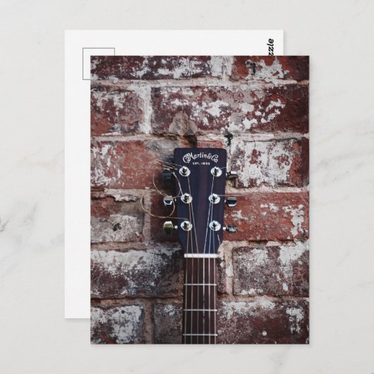 ギター ポストカード (正面/裏面)