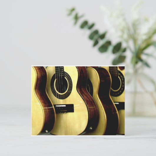 ギター ポストカード (スタンド正面)