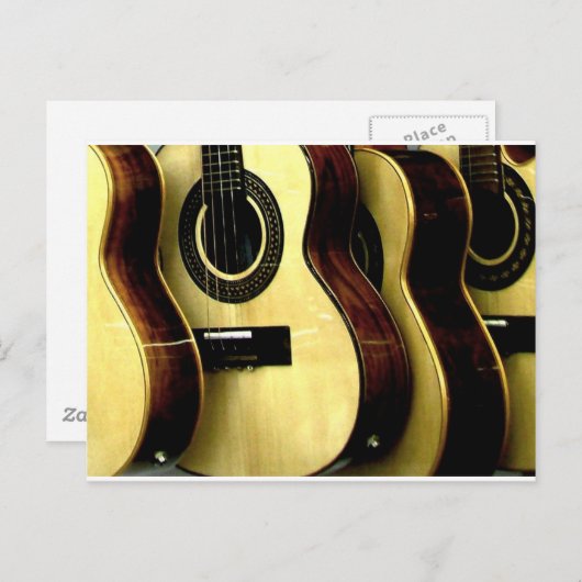 ギター ポストカード (正面/裏面)