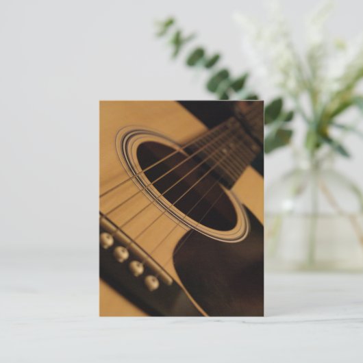 ギター ポストカード (スタンド正面)