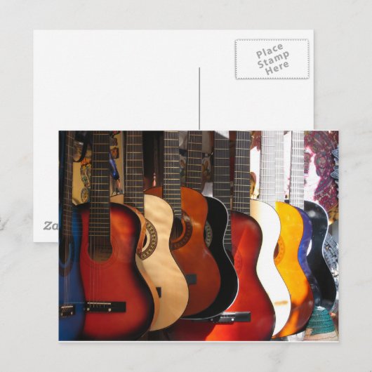 ギター ポストカード (正面/裏面)