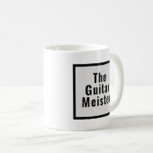 ギター・マイスター グレー ブラック 楽器 コーヒーマグカップ (正面右)