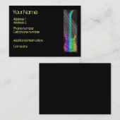 ギター-ミュージシャンの名刺 名刺 (正面/裏面)