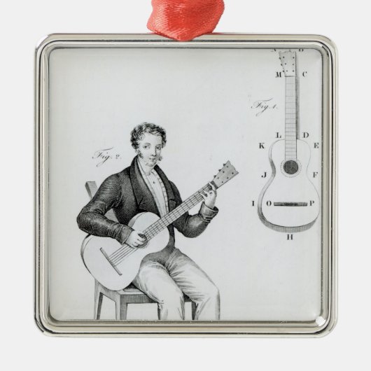 ギター メタルオーナメント (正面)