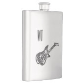 ギター・モノグラム フラスク (右)