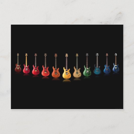 ギター・ラインアップ ポストカード (正面)