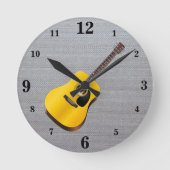 ギター ラウンド壁時計 (正面)
