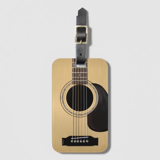 ギター ラゲッジタグ (正面縦)
