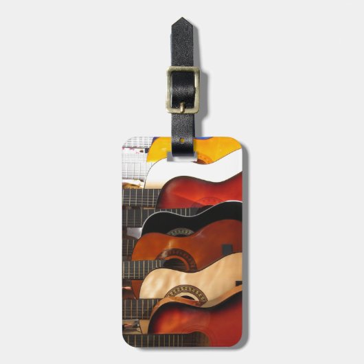 ギター ラゲッジタグ (正面縦)