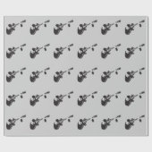 ギター- ラッピングペーパー (フラット)