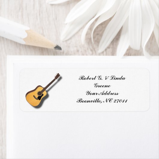 ギター ラベル (インサイチュ)