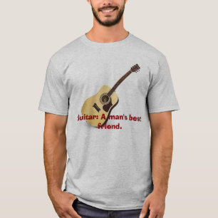 ギター: 人で親友 Tシャツ