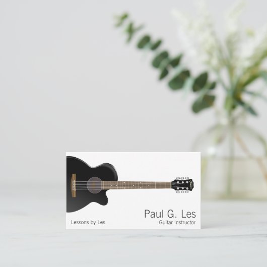 ギター 名刺 (スタンド正面)