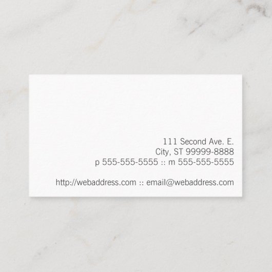 ギター 名刺 (裏面)