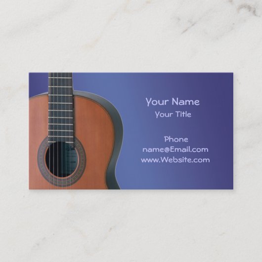 ギター 名刺 (正面)