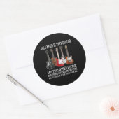 ギター |必要なのは、このギターのミュージシャン ラウンドシール (封筒)