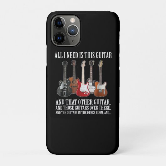 ギター |必要なのは、このギターのミュージシャン Case-Mate iPhoneケース (裏)