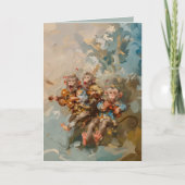 ギター - 折り畳まれたグリーティングカード カード (正面)