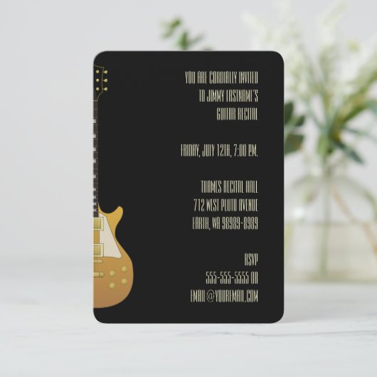 ギター 招待状 (スタンド正面)