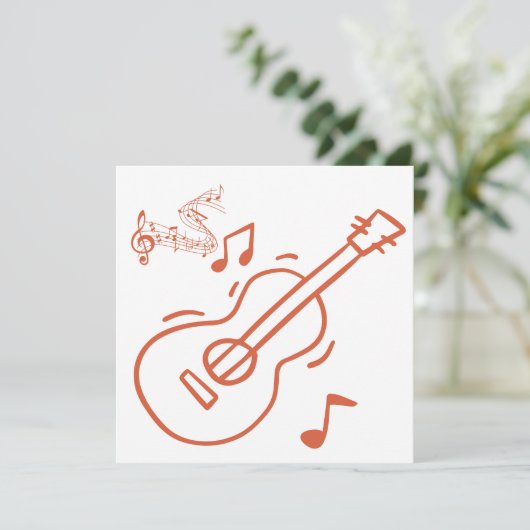 ギター 招待状 (スタンド正面)