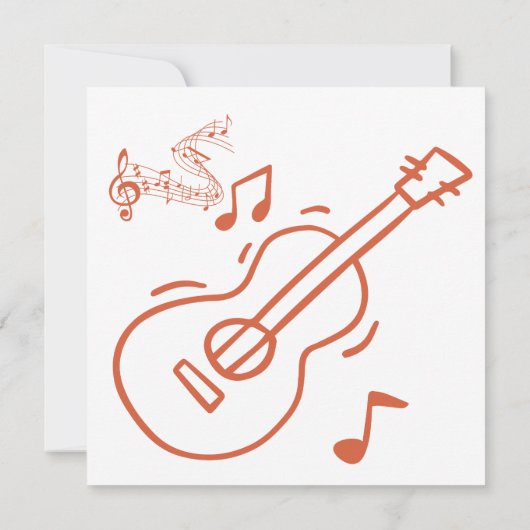 ギター 招待状 (裏面)