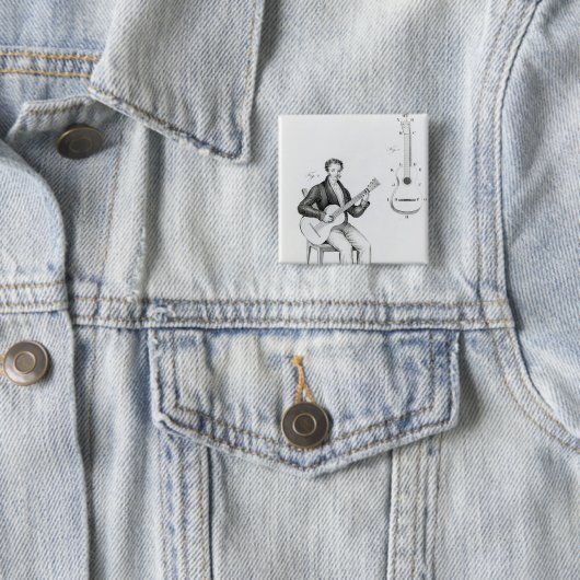 ギター 缶バッジ (インサイチュ)