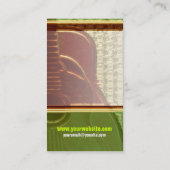 ギター「金ゴールドフォレスト」名刺 名刺 (裏面)