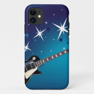 ギター-青 iPhone 11 ケース