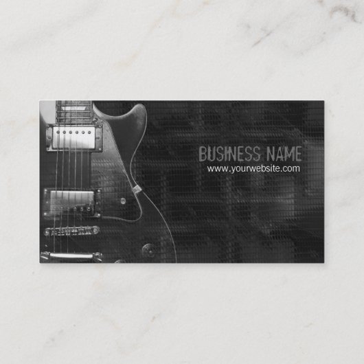ギター「GREYZ」名刺 名刺 (裏面)