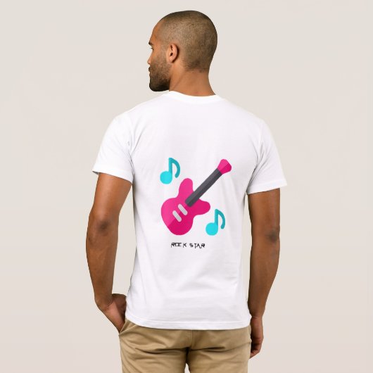 ギター Tシャツ (裏面フル)
