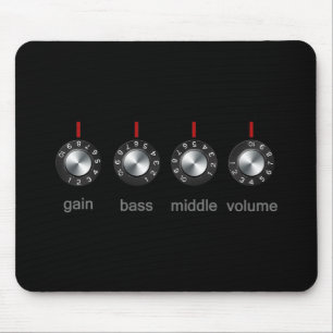 ギターAmpのノブ マウスパッド