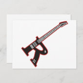 ギターR ポストカード (正面/裏面)