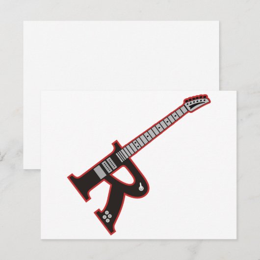 ギターR ポストカード (正面/裏面)