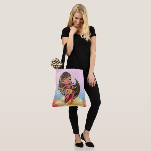 ギタ大切ーガールトートシーバック トートバッグ (モデル)